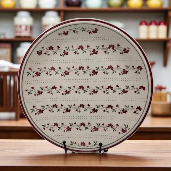 Newcor Regency Williamsburg Stoneware Dinner Plate Floral Japan American Country - Picture 5 of 5